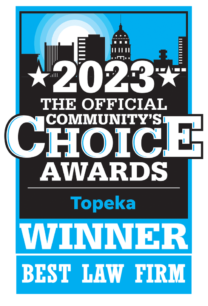 Voted Best Law Firm Topeka, Kansas 2023