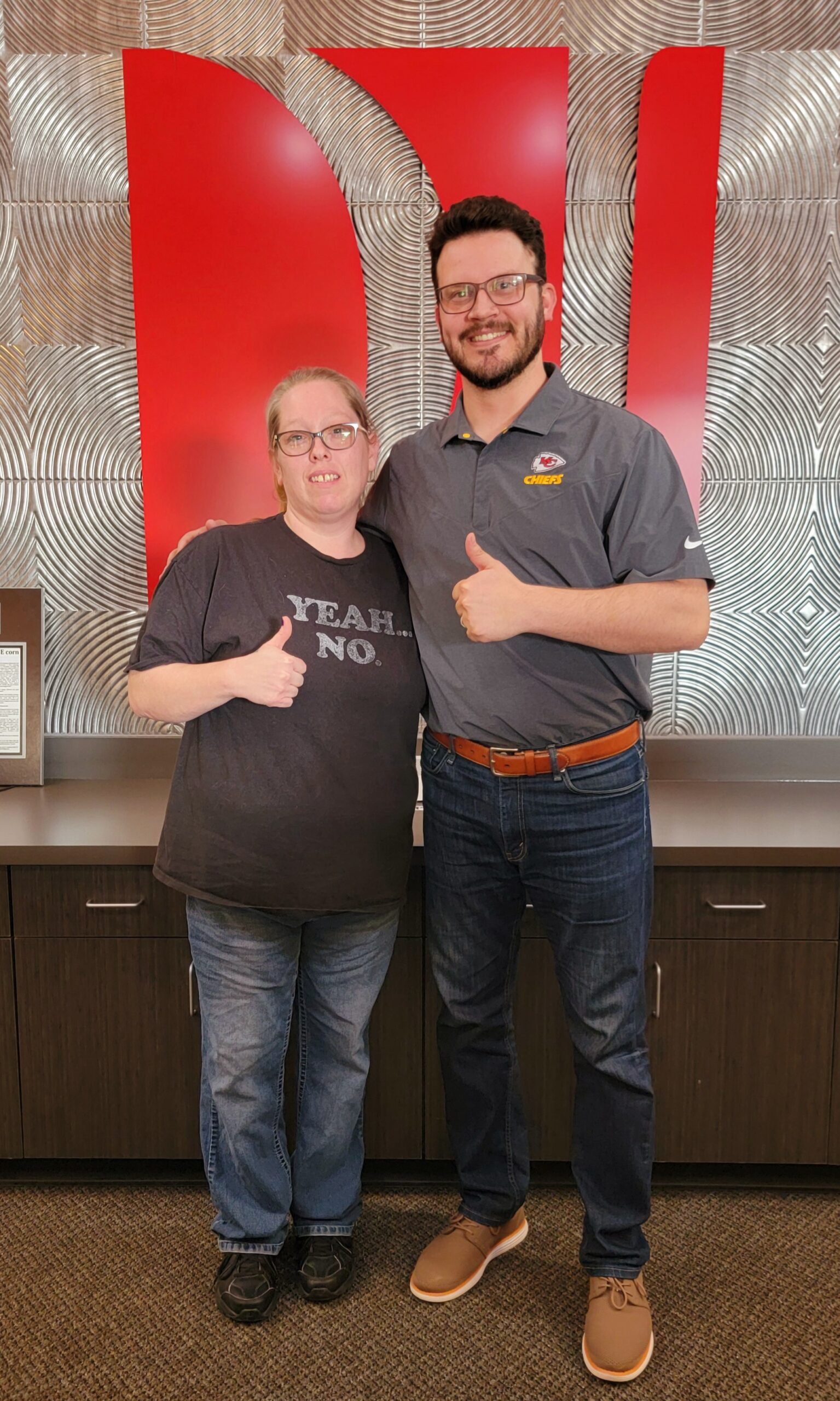 Client, S.B. & Attorney, Garrett Heath