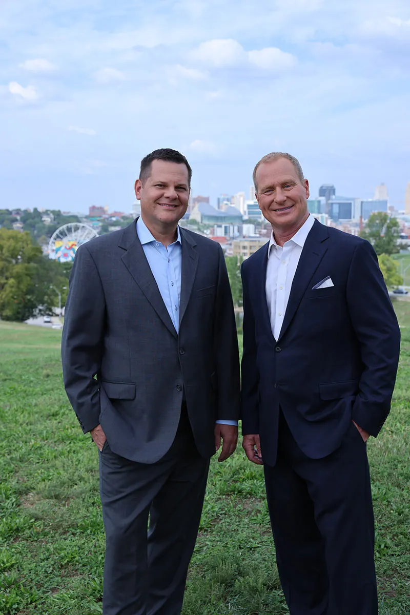 Devaughn James standing outside city